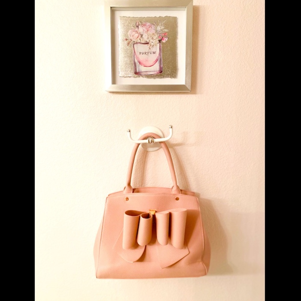 Crossi NY Blush Pink Bow Vegan- Fair Condition